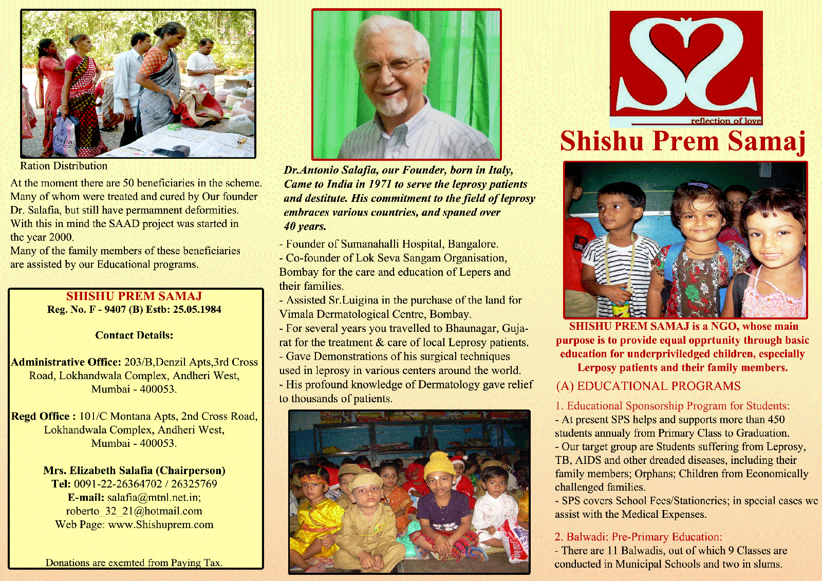 SPS Brochure Front Page